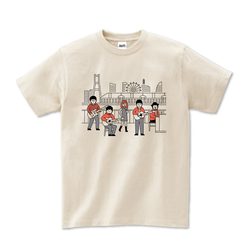 Ac21 イラストtシャツ Fc限定 ライトベージュ Augusta Camp 21 Augusta Family Club